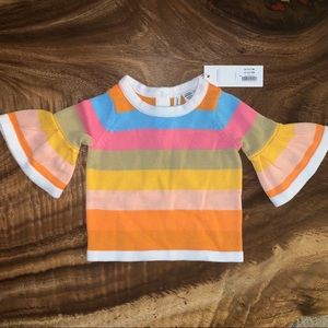 Janie and Jack Bell Sleeve Sweater